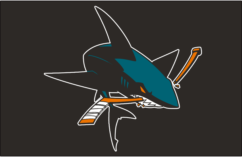 San Jose Sharks 2008-2017 Jersey Logo t shirts DIY iron ons